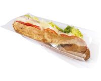 paquet de 1000 sachets à sandwich plats transparents en polypropylène 145x300 mm