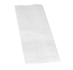 paquet de 1000 sachets à sandwich en papier kraft blanc avec fenêtre en polypropylène 90x350 mm avec soufflets de 65 mm