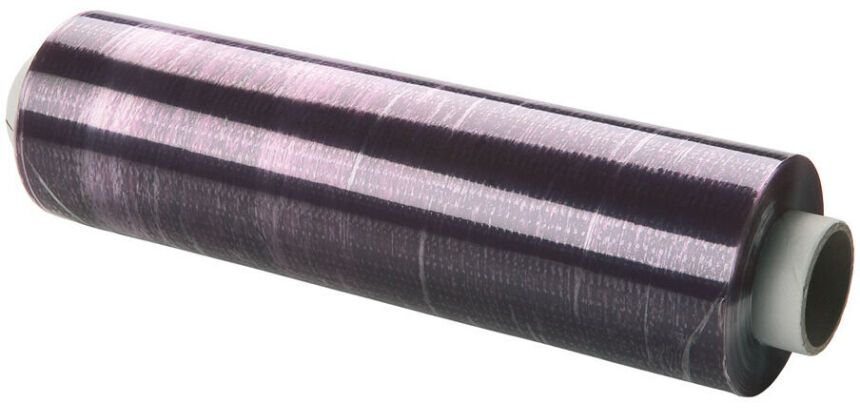rouleau de film étirable en PVC de 500m avec prédécoupes de 36x36 cm, vendu par 4