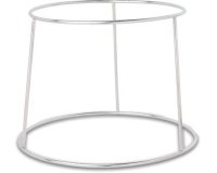 support en acier inoxydable pour plateau de fruits de mer h 18 cm