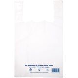 Carton de 400 (8 paquets de 50) sacs cabas PP basse densité  30+14x54 cm