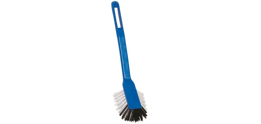 Brosse vaisselle - 1/2 tête - nylon PP-blanc - assortis