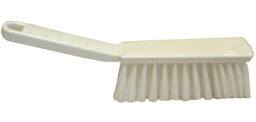 balayette brosshygien droite fibre souple blanche