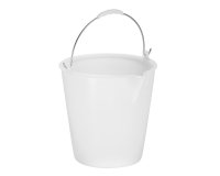 seau 12 blanc 28 cm