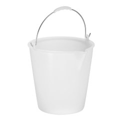 seau 12 blanc 28 cm