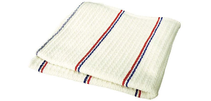 lot de 10 wassingues doubles écrues 100x50 cm