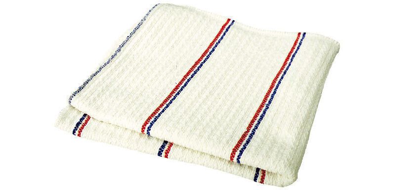 lot de 10 wassingues doubles écrues 100x50 cm