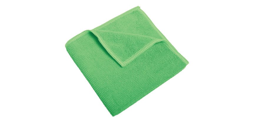 lot de 10 microfibres recyclées 38x36 cm vert