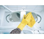 lot de 10 microfibres recyclées 38x36 cm jaune