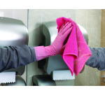 lot de 10 microfibres recyclées 38x36 cm rose