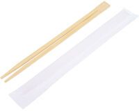 paquet de 100 baguettes en bambou 21 cm sous sachet individuel