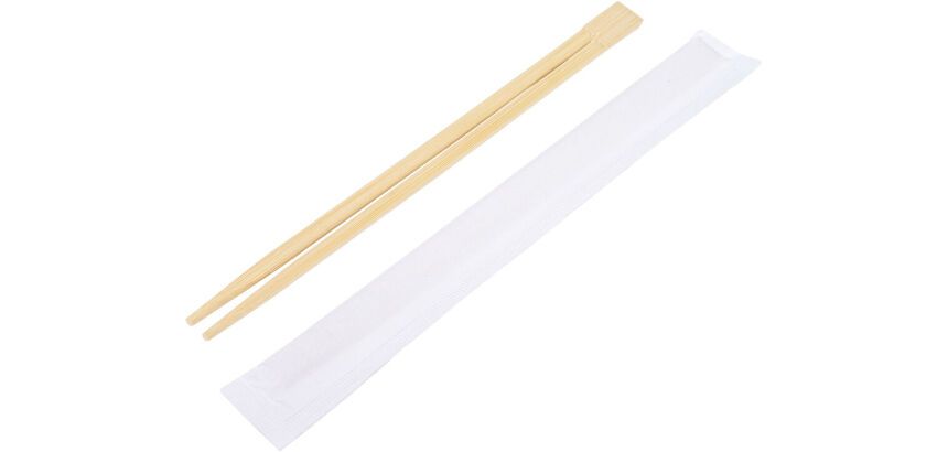 paquet de 100 baguettes en bambou 21 cm sous sachet individuel