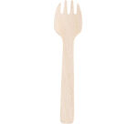 paquet de 100 mini fourchettes en bois 10,5 cm