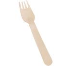 paquet de 100 fourchettes en bois 16 cm
