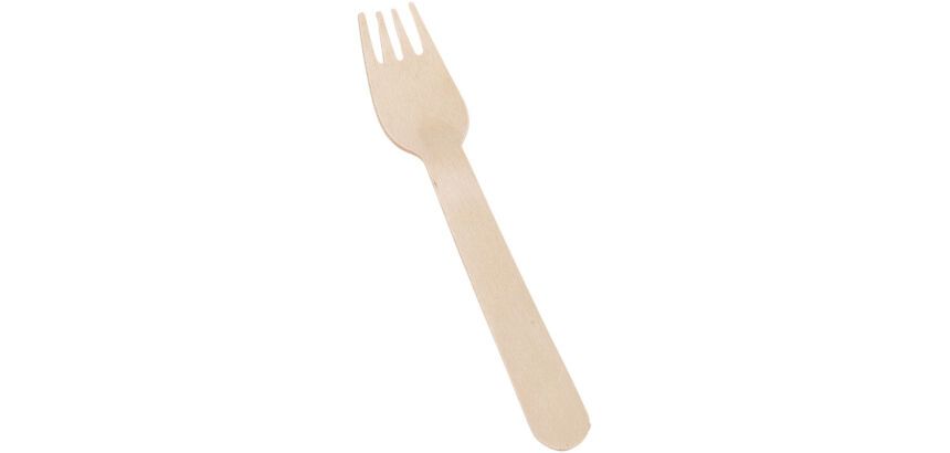 paquet de 100 fourchettes en bois 16 cm