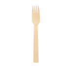 paquet de 100 fourchettes en bambou 17 cm