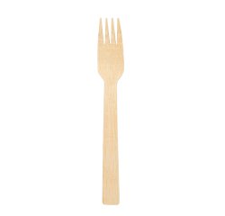 paquet de 100 fourchettes en bambou 17 cm