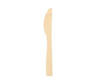 paquet de 100 couteaux en bambou 17 cm