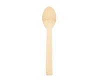 paquet de 100 cuilleres en bambou 17 cm