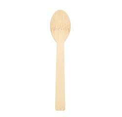 paquet de 100 cuilleres en bambou 17 cm
