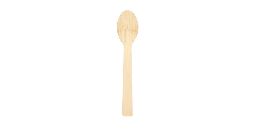 paquet de 100 cuilleres en bambou 17 cm