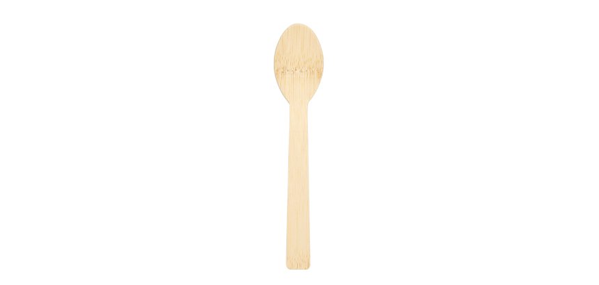paquet de 100 cuilleres en bambou 17 cm
