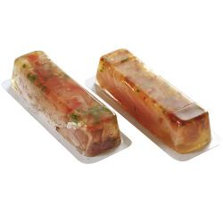 sachet de 100 moules rectangulaires 144x52 mm en PET