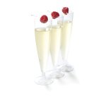carton de 100 (10 sachets de 10) flûtes à champagnes réutilisable en PS