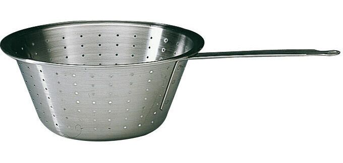 passoire inox à gras à poignée 28 cm