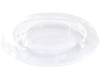carton de 1000 (20 sachets de 50) couvercles en pet pour pots en fibre ø 60 mm