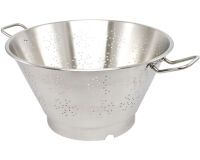 passoire conique inox fond cerclé 50 cm
