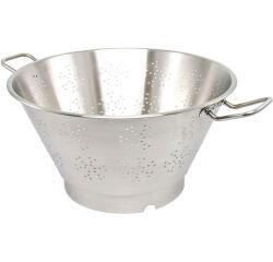 passoire conique inox fond cerclé 50 cm