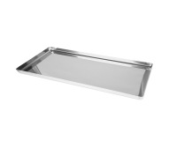 plaque pâtissière inox bords droits 60x40 cm