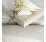 carton de 1800 (18 paquets de 100) serviettes en ouate, 2 plis, 39x39 cm nature kraft brun