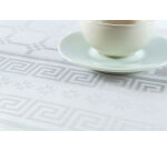 rouleau de nappe en papier damassé blanc 120 cm 10 mètres