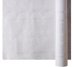rouleau de nappe en papier damassé blanc 120 cm 10 mètres