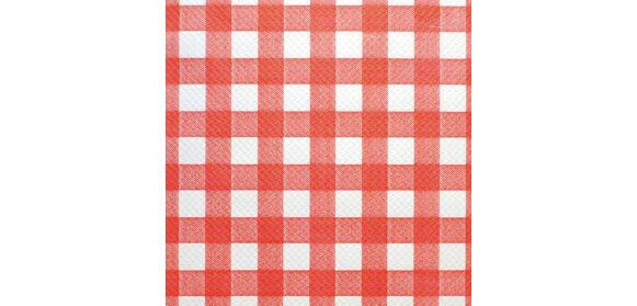 carton de 500 sets de table en papier gaufré 40x30 cm décor carreaux rouges et blancs