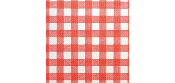 carton de 500 sets de table en papier gaufré 40x30 cm décor carreaux rouges et blancs