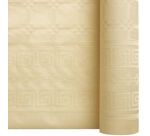 rouleau de nappe en papier damassé de 25 mètres - largeur 1,20 m, ivoire