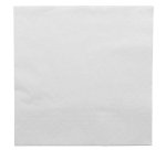 carton de 3200 (16 paquets de 200) serviettes en papier ouate 30x30 cm, 2 plis blanc