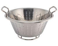 passoire inox conique à anses 36 cm
