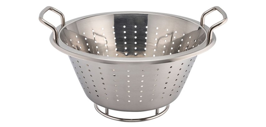 passoire inox conique à anses 36 cm