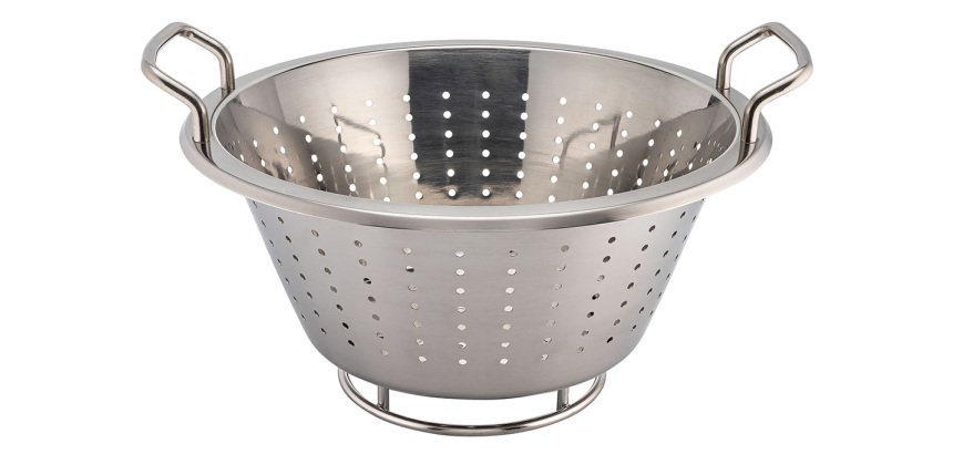 passoire inox conique à anses 32 cm