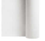 carton de 4 rouleaux de chemin de table/tête à tête en non tissé, avec prédécoupe tous les 30 cm, 24m, largeur 40 cm, blanc