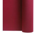carton de 4 rouleaux de chemin de table/tête à tête en non tissé, avec prédécoupe tous les 30 cm, 24m, largeur 40 cm, bordeaux