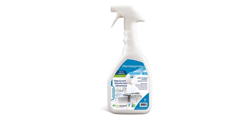 nettoyant dégraissant désinfectant en spray 1l