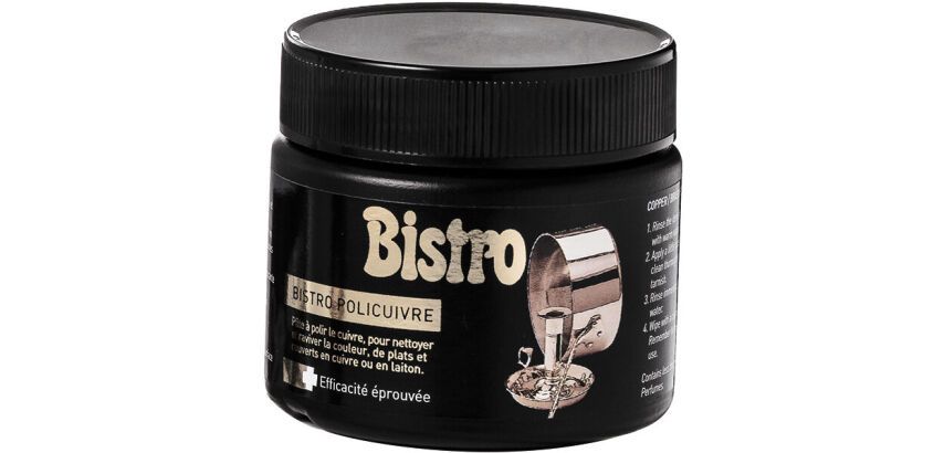 Pâte à polir le cuivre Policuivre Bistro - Pot de 150 ml