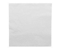 paquet de 100 serviettes en papier ouate 40x40 cm, 2 plis blanc