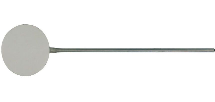 pelle à pizza inox avec manche 92.5 cm ronde 38 cm