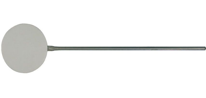 pelle à pizza inox avec manche 92.5 cm ronde 31 cm